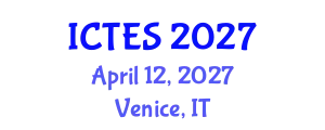 International Conference on Teaching and Education Sciences (ICTES) April 12, 2027 - Venice, Italy