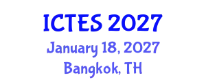 International Conference on Teaching and Education Sciences (ICTES) January 18, 2027 - Bangkok, Thailand