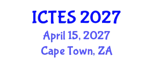 International Conference on Teaching and Education Sciences (ICTES) April 15, 2027 - Cape Town, South Africa