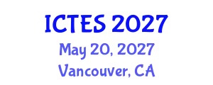 International Conference on Teaching and Education Sciences (ICTES) May 20, 2027 - Vancouver, Canada