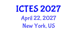 International Conference on Teaching and Education Sciences (ICTES) April 22, 2027 - New York, United States