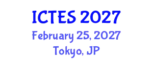 International Conference on Teaching and Education Sciences (ICTES) February 25, 2027 - Tokyo, Japan