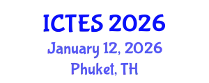 International Conference on Teaching and Education Sciences (ICTES) January 12, 2026 - Phuket, Thailand