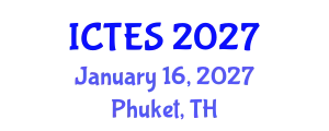 International Conference on Teaching and Education Sciences (ICTES) January 16, 2027 - Phuket, Thailand