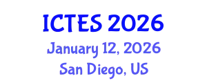 International Conference on Teaching and Education Sciences (ICTES) January 12, 2026 - San Diego, United States
