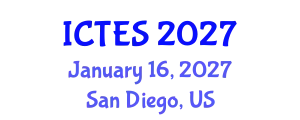 International Conference on Teaching and Education Sciences (ICTES) January 16, 2027 - San Diego, United States