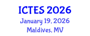 International Conference on Teaching and Education Sciences (ICTES) January 19, 2026 - Maldives, Maldives