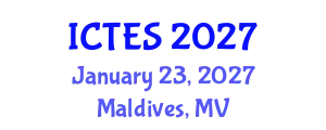 International Conference on Teaching and Education Sciences (ICTES) January 23, 2027 - Maldives, Maldives