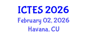 International Conference on Teaching and Education Sciences (ICTES) February 02, 2026 - Havana, Cuba