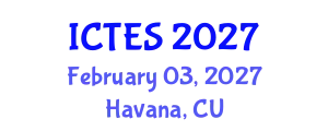 International Conference on Teaching and Education Sciences (ICTES) February 03, 2027 - Havana, Cuba