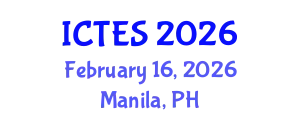 International Conference on Teaching and Education Sciences (ICTES) February 16, 2026 - Manila, Philippines