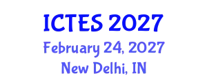 International Conference on Teaching and Education Sciences (ICTES) February 24, 2027 - New Delhi, India