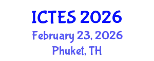 International Conference on Teaching and Education Sciences (ICTES) February 23, 2026 - Phuket, Thailand