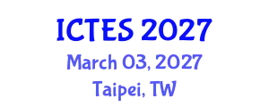 International Conference on Teaching and Education Sciences (ICTES) March 03, 2027 - Taipei, Taiwan