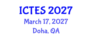 International Conference on Teaching and Education Sciences (ICTES) March 17, 2027 - Doha, Qatar