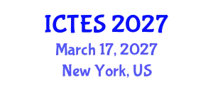International Conference on Teaching and Education Sciences (ICTES) March 17, 2027 - New York, United States