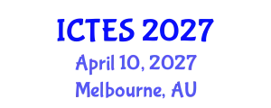 International Conference on Teaching and Education Sciences (ICTES) April 10, 2027 - Melbourne, Australia