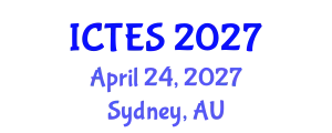 International Conference on Teaching and Education Sciences (ICTES) April 24, 2027 - Sydney, Australia
