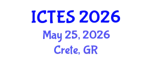 International Conference on Teaching and Education Sciences (ICTES) May 25, 2026 - Crete, Greece