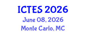 International Conference on Teaching and Education Sciences (ICTES) June 08, 2026 - Monte Carlo, Monaco