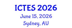 International Conference on Teaching and Education Sciences (ICTES) June 15, 2026 - Sydney, Australia