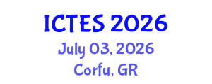 International Conference on Teaching and Education Sciences (ICTES) July 03, 2026 - Corfu, Greece