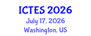 International Conference on Teaching and Education Sciences (ICTES) July 17, 2026 - Washington, United States