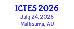 International Conference on Teaching and Education Sciences (ICTES) July 24, 2026 - Melbourne, Australia