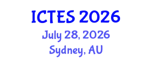 International Conference on Teaching and Education Sciences (ICTES) July 28, 2026 - Sydney, Australia