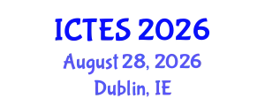 International Conference on Teaching and Education Sciences (ICTES) August 28, 2026 - Dublin, Ireland