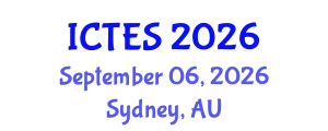 International Conference on Teaching and Education Sciences (ICTES) September 06, 2026 - Sydney, Australia