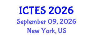 International Conference on Teaching and Education Sciences (ICTES) September 09, 2026 - New York, United States