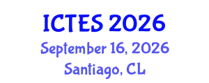 International Conference on Teaching and Education Sciences (ICTES) September 16, 2026 - Santiago, Chile