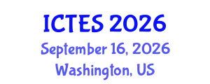 International Conference on Teaching and Education Sciences (ICTES) September 16, 2026 - Washington, United States