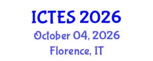 International Conference on Teaching and Education Sciences (ICTES) October 04, 2026 - Florence, Italy