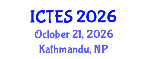 International Conference on Teaching and Education Sciences (ICTES) October 21, 2026 - Kathmandu, Nepal