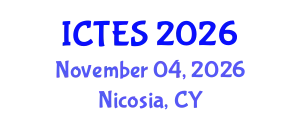 International Conference on Teaching and Education Sciences (ICTES) November 04, 2026 - Nicosia, Cyprus