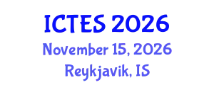 International Conference on Teaching and Education Sciences (ICTES) November 15, 2026 - Reykjavik, Iceland