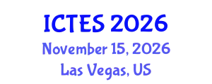 International Conference on Teaching and Education Sciences (ICTES) November 15, 2026 - Las Vegas, United States