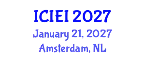 International Conference on Information and Education Innovations (ICIEI) January 21, 2027 - Amsterdam, Netherlands