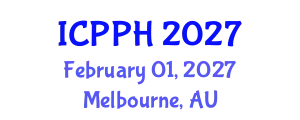 International Conference on Psychology and Public Health (ICPPH) February 01, 2027 - Melbourne, Australia