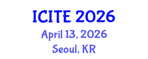 International Conference on Information Technology in Education (ICITE) April 13, 2026 - Seoul, Republic of Korea
