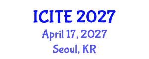 International Conference on Information Technology in Education (ICITE) April 17, 2027 - Seoul, Republic of Korea