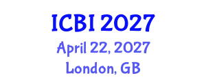 International Conference on Bioimaging (ICBI) April 22, 2027 - London, United Kingdom