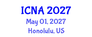 International Conference on Numerical Algorithms (ICNA) May 01, 2027 - Honolulu, United States