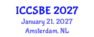 International Conference on Cognitive, Social and Behavioural Sciences (ICCSBE) January 21, 2027 - Amsterdam, Netherlands