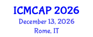 International Conference on Meteorology, Climatology and Atmospheric Physics (ICMCAP) December 13, 2026 - Rome, Italy