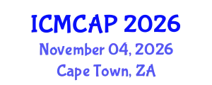International Conference on Meteorology, Climatology and Atmospheric Physics (ICMCAP) November 04, 2026 - Cape Town, South Africa