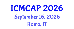 International Conference on Meteorology, Climatology and Atmospheric Physics (ICMCAP) September 16, 2026 - Rome, Italy