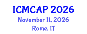 International Conference on Meteorology, Climatology and Atmospheric Physics (ICMCAP) November 11, 2026 - Rome, Italy